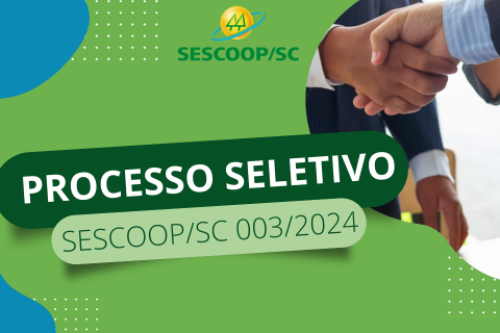 Arte para site - Processo Seletivo SESCOOPSC